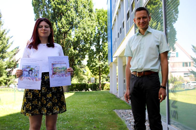 ORTSPREIS FÜR DANIELA SCHARKOWSKI BEIM EUROPÄISCHEN WETTBEWERB
