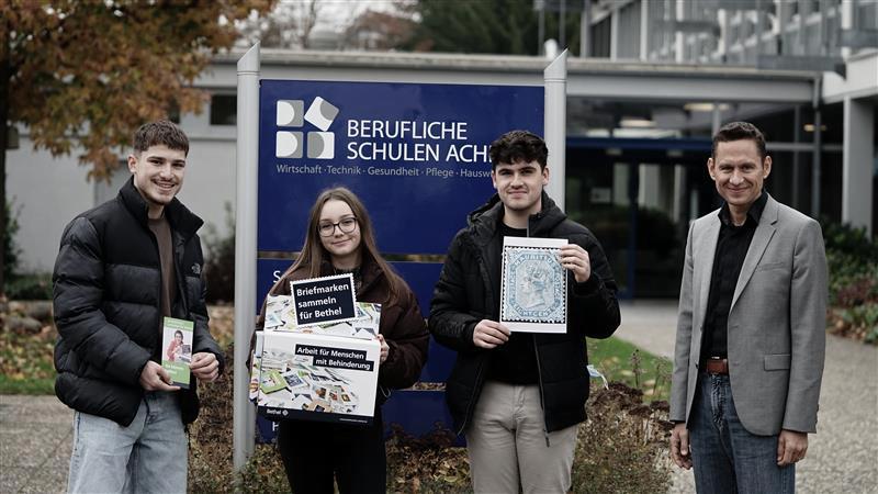 Unterstützung behinderter Menschen – Briefmarken sammeln für Bethel