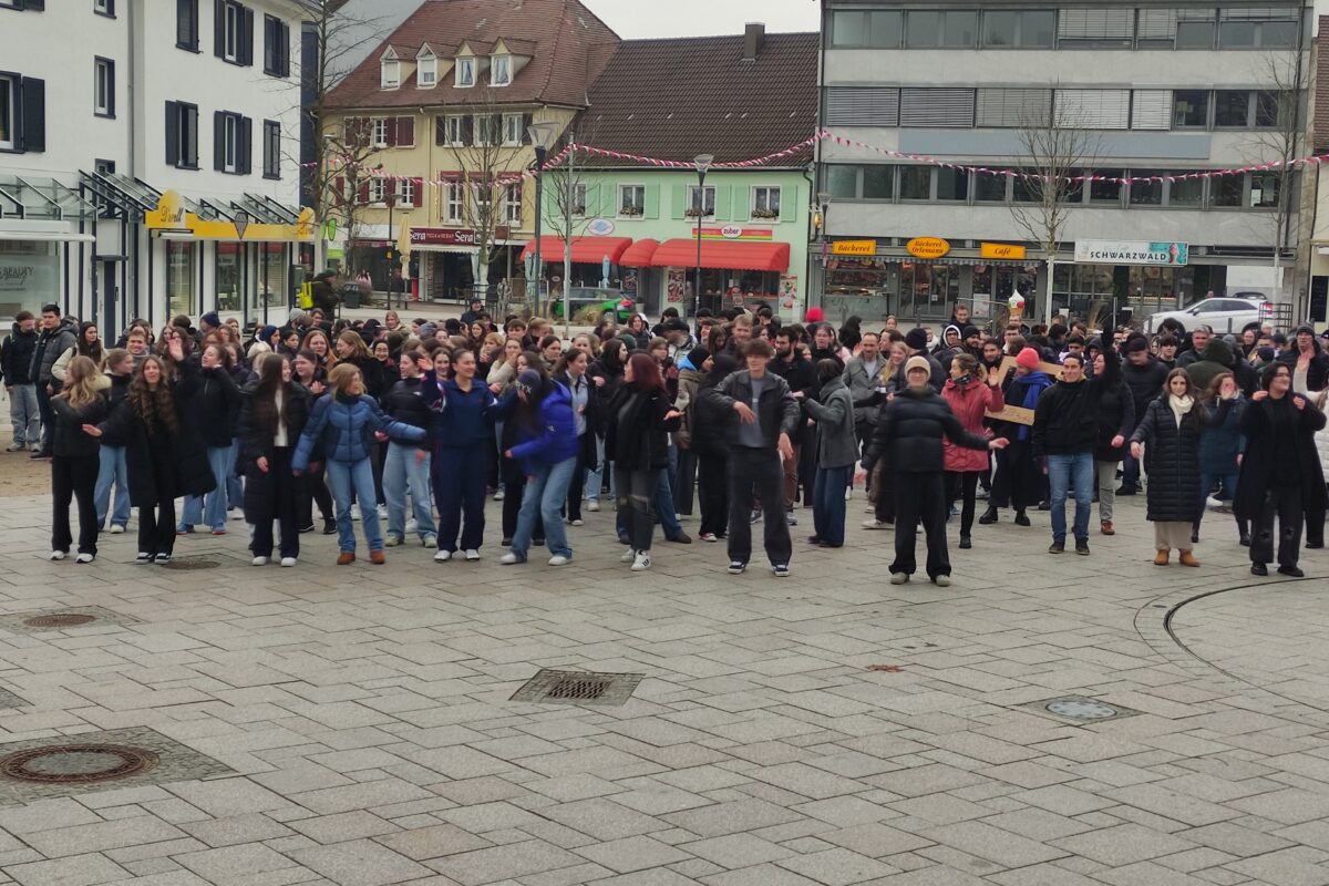Flashmob gegen Gewalt