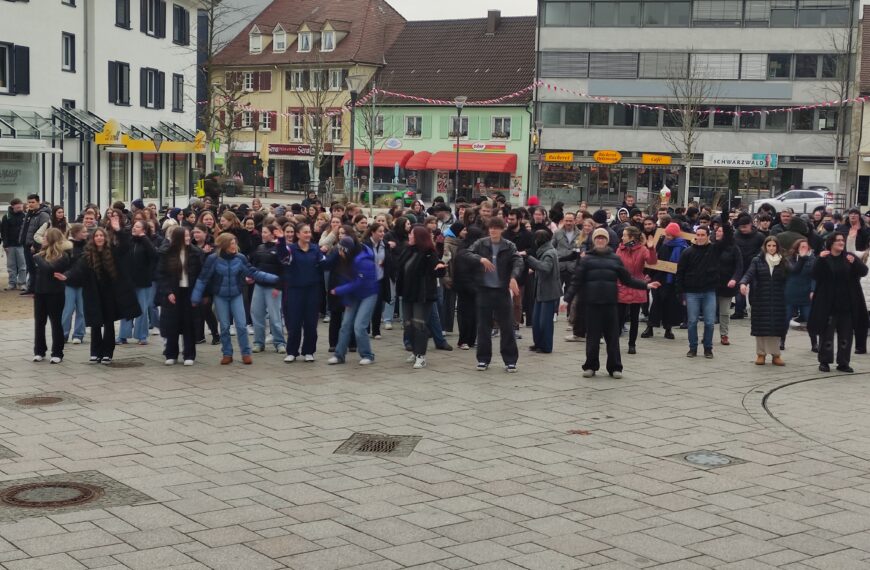 Flashmob gegen Gewalt